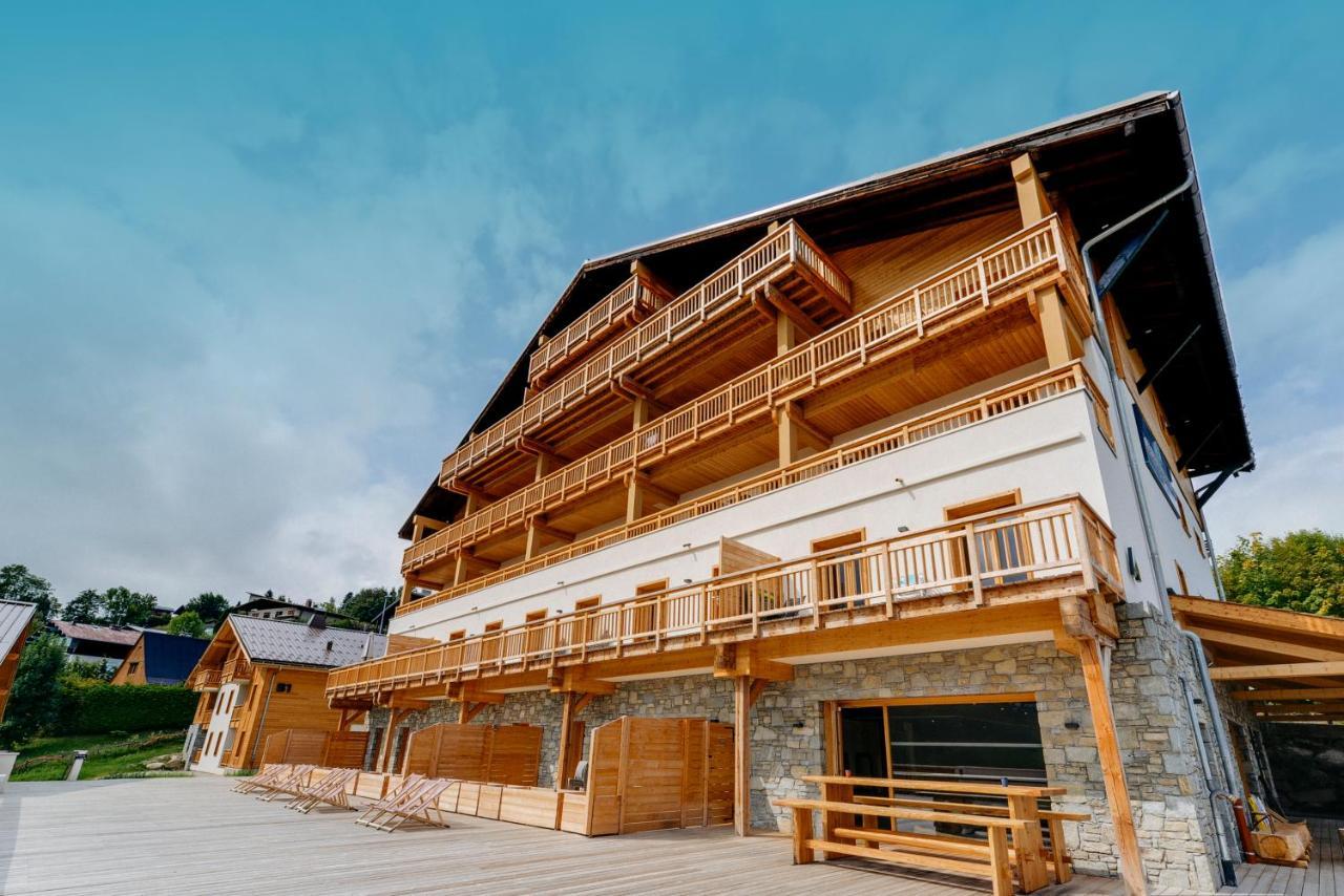 Aparthotel Terresens - Les Fermes Du Mont-Blanc Combloux Esterno foto